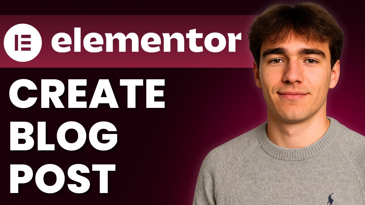 How To Create A Blog Post With Elementor (Tutorial 2025) - YouTube