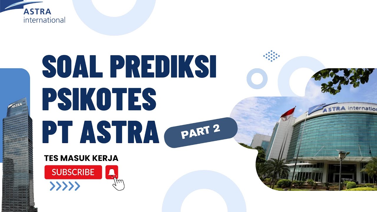 Prediksi Soal Psikotest PT Astra International 2025 PART 2 YouTube
