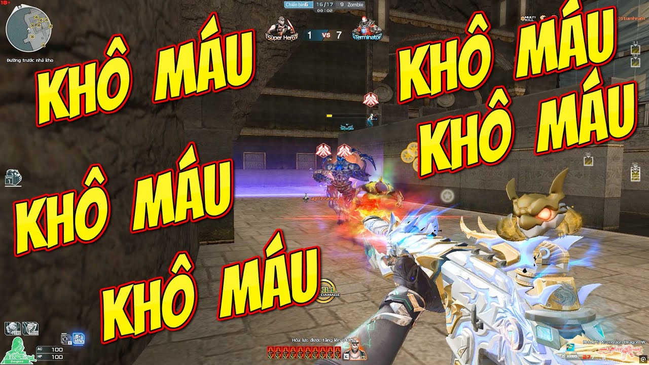 TXT - M4A1 NÂNG CẤP LEVEL MAX TRANG BỊ SKIN VS ÂM THANH VÀO BẮN KHÁC BỌT NGAY - Tiến Zombie V4