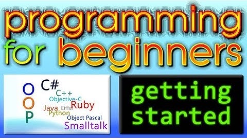 Programming For Beginners - Introduction