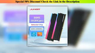 Best JUHOR Memoria Ram DDR5 RGB 16GB 6000MHz 6400MHz Desktop PC5 Computer High P