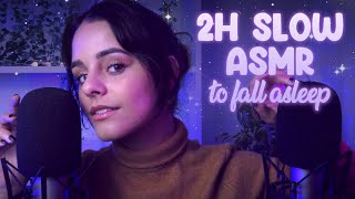 ASMR 2H SLOW Ear to Ear Whispering for SLEEP 💖 You can close your eyes!