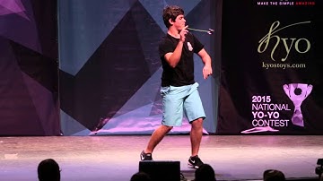 Paolo Bueno - 1A Final - 11th Place - 2015 US National Yo-Yo Contest