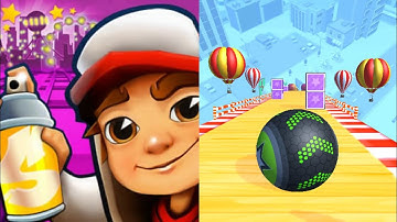 Going Balls Speedrun vs Subway Surfers - All Levels Android, ios Gameplay Level Ep-7