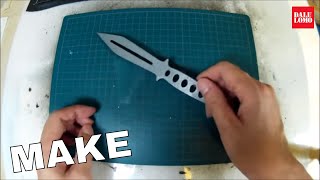 DIY Wooden Throwing Knife - X-Carve Plywood Prop How to