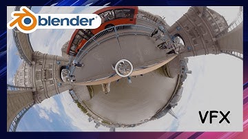 Tiny planets effect using blender | #VFX