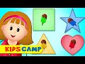 Kidscamp | Place the Missing Ice Cream Shapes + Fun Learning Videos