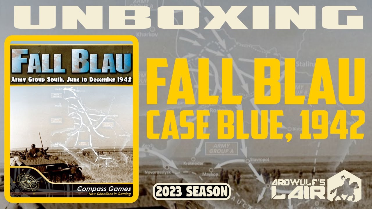 Unboxing Fall Blau Games Second Printing) YouTube