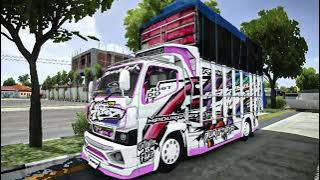 Riliss!! Livery wahyu abadi 02 mod canter S10 update kotak balap peo