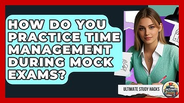 How Do You Practice Time Management During Mock Exams? - Ultimate Study Hacks
