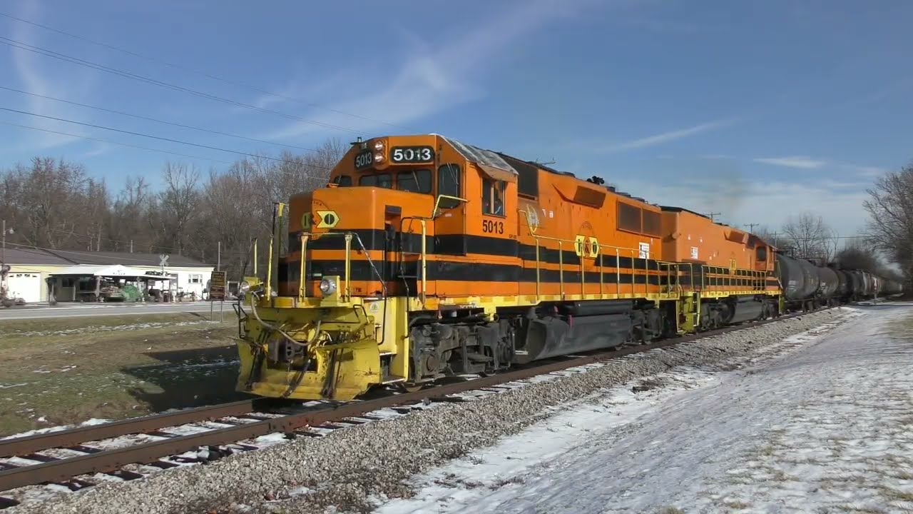 Toledo,Peoria,and Western Luthy turn 1-4-2026 IORY 5013 and CF&E 3316