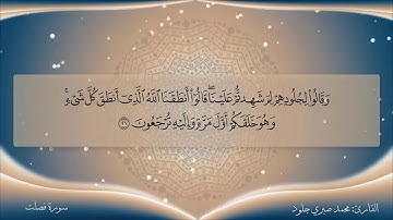 سورة " فصلت " محمد صبري جلود