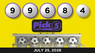 Maryland Lottery Evening 07/25/2026