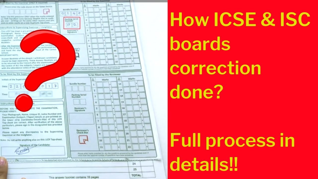 How Is ICSE ISC Board Correction Done Are The Examiners Liberal how-is-icse-isc-board-correction-done-are-the-examiners-liberal