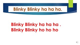 Rhymes For Kids Blinky Blinky Ha Ha Rhymes Learning Videosnursery Rhymespreschool For Kids