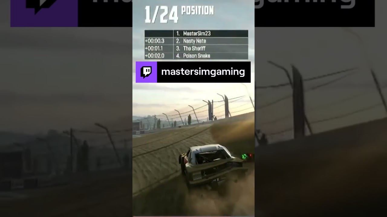 One way to pass in Wreckfest | mastersimgaming on #Twitch