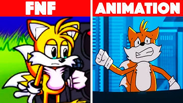 "CHASING" But Everyone Sings It - Pibby x Tails.exe [FNF GAME vs ANIMATION]