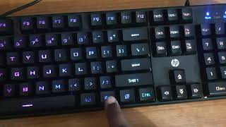How to Windows Lock | HP Gaming Keyboard K300
