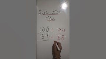 🤓Subtraction shortcut Trick | Subtract to 100 in any 2 digits number | Solution4u |