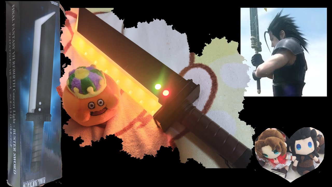 I decided to embrace my dreams with my Buster Sword (penlight) (a