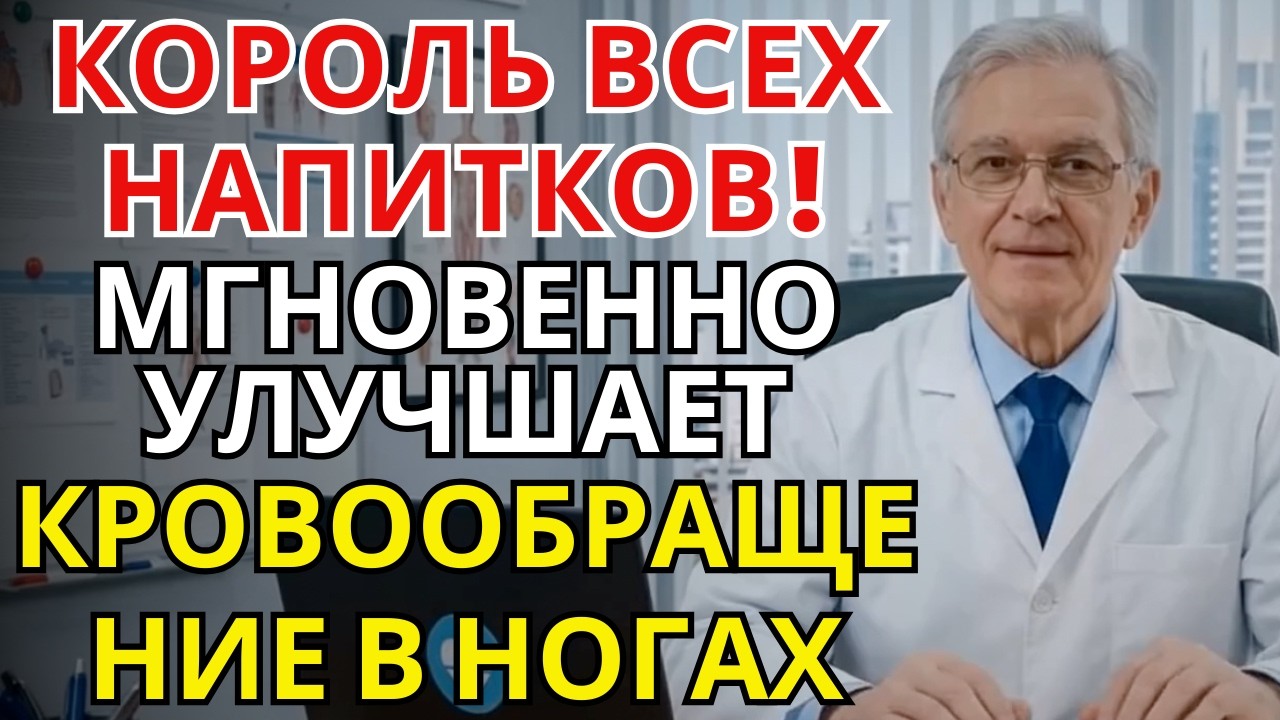 Что пить, чтобы быстро улучшить кровообращение в ногах после 60? | ПАМЯТЬ И МОЗГ