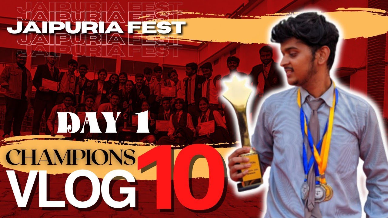 I Got 2nd prize in jaipuria | Jaipuria Fest |Vlog 10