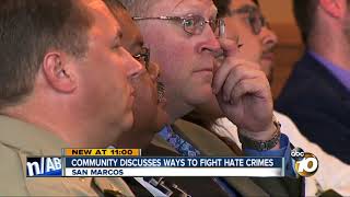 Community discusses ways to fight hate crimes