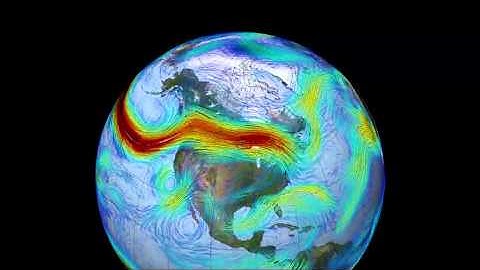 NASA Jet Stream Animation