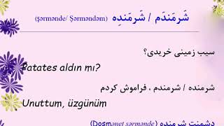 Farsça Öğreniyorum/ Üzgünüm / I Am Sorry / شرمندم/ دشمنت شرمنده