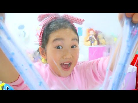 Boram and dad <strong>are</strong> preparing colored <strong>Slime</strong>♥