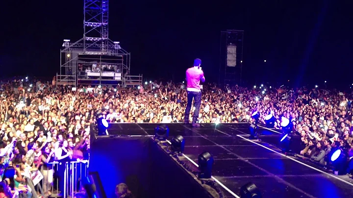 Crowd Singing "Tired of Being Sorry" with Enrique in Morocco - Official Video