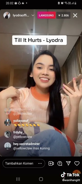 TILL IT HURST BY LYODRA || COVER LIVE IG #lyodra #pesanterakhir #shorts