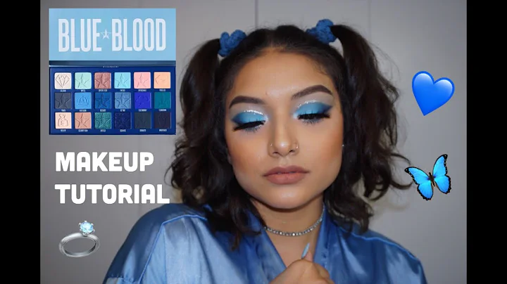 JEFFREE STAR BLUE BLOOD PALETTE | MAKEUP TUTORIAL