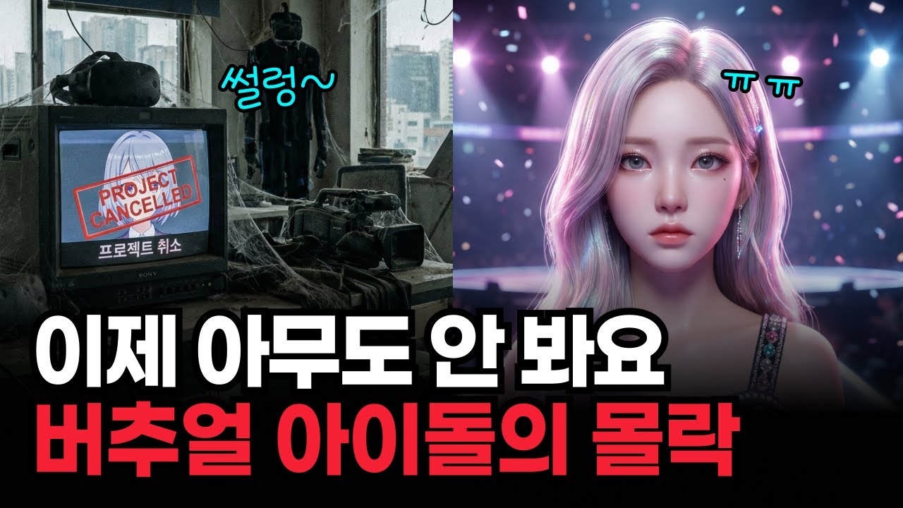 “수십억 투자했는데 시청자 10명” 버추얼 아이돌 제국이 몰락한 소름돋는 이유
