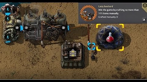 Factorio(0.16.51), lazy bastard achievement, attempt 1(part 1)