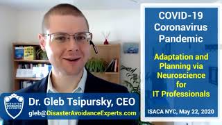 ISACA NYC Metro Webinar: COVID 19 Adaptation and Planning for IT Professionals