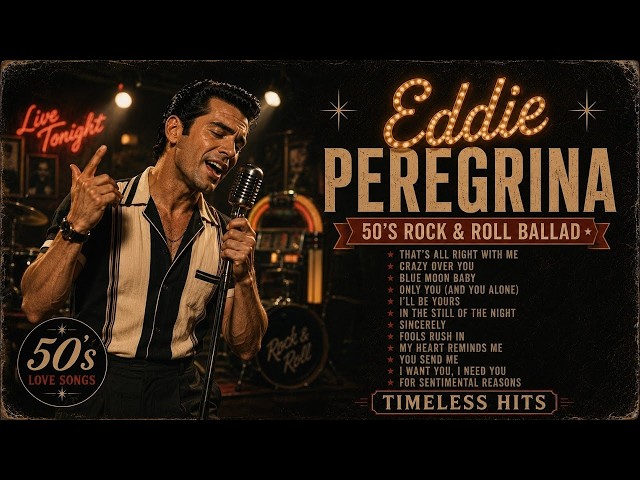 Eddie Peregrina | 1950s OPM Rock & Roll Ballad | Moonlight Serenade of Love