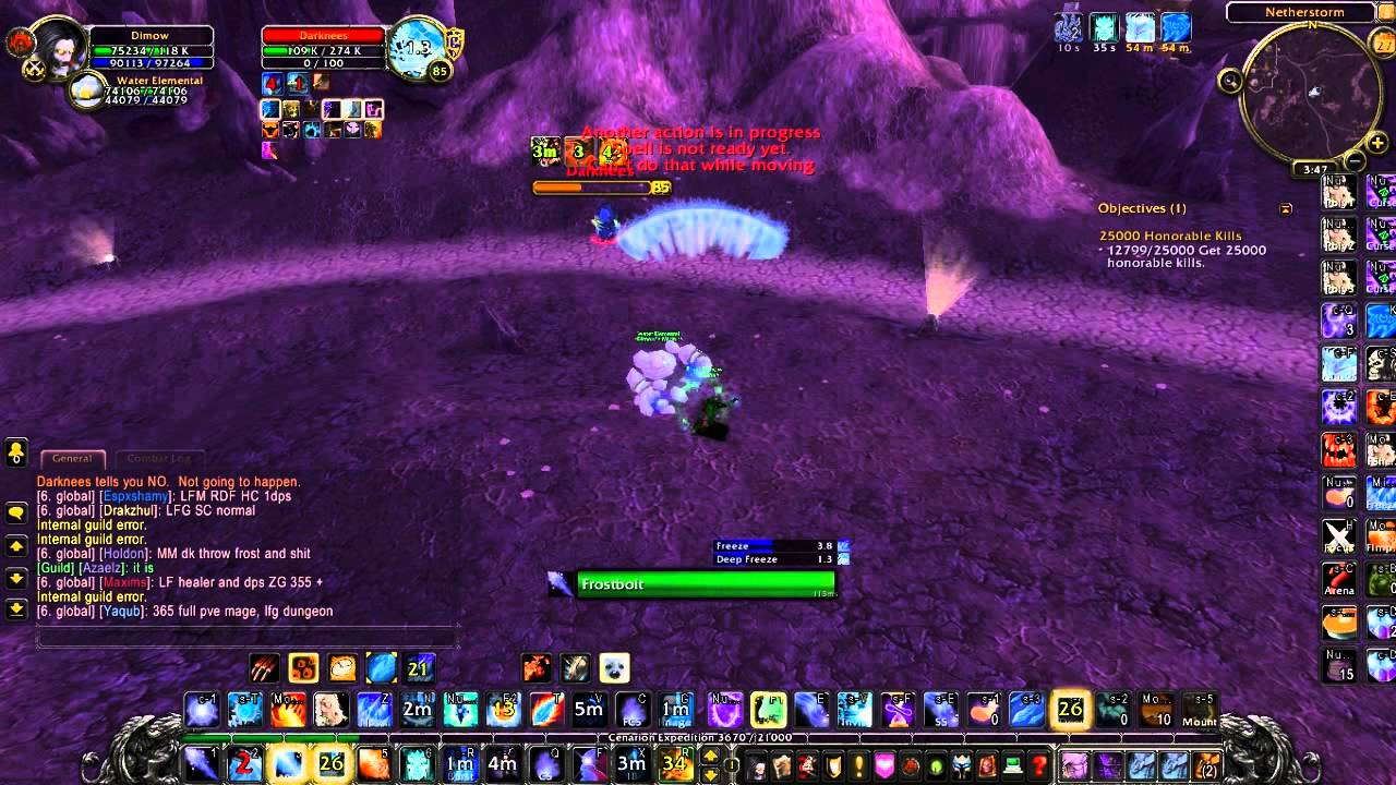 Frost Mage World PvP MoltenWoW Frostwolf Dimow YouTube