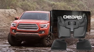 Oedro upgraded front & rear mud flaps | 2016-2018 toyota tacoma