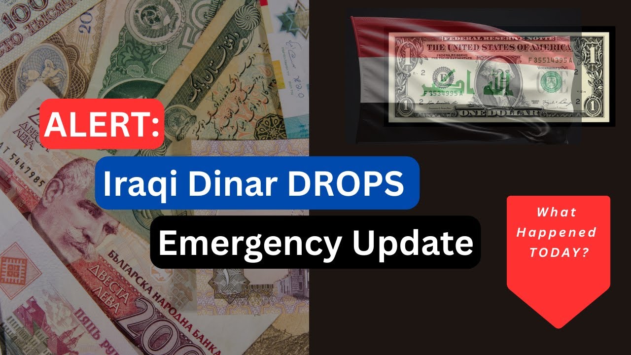 ALERT: Iraqi Dinar DROPS 350 Points in ONE Day - USD Jumps to 148,000 IQD (Emergency Update)