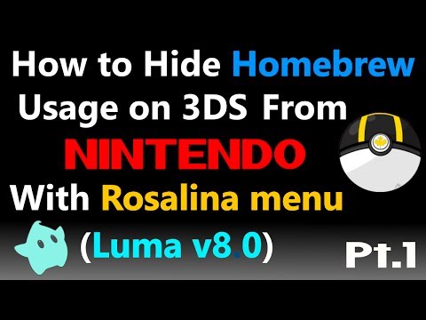 Hiding 3DS Homebrew Usage - New Rosalina Cloaking Option - Hiding from Tendy: Pt 1