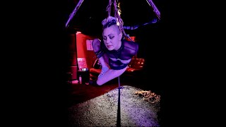 Struggle and Surrender...Shibari Rope Suspension on the Tetruss Rig