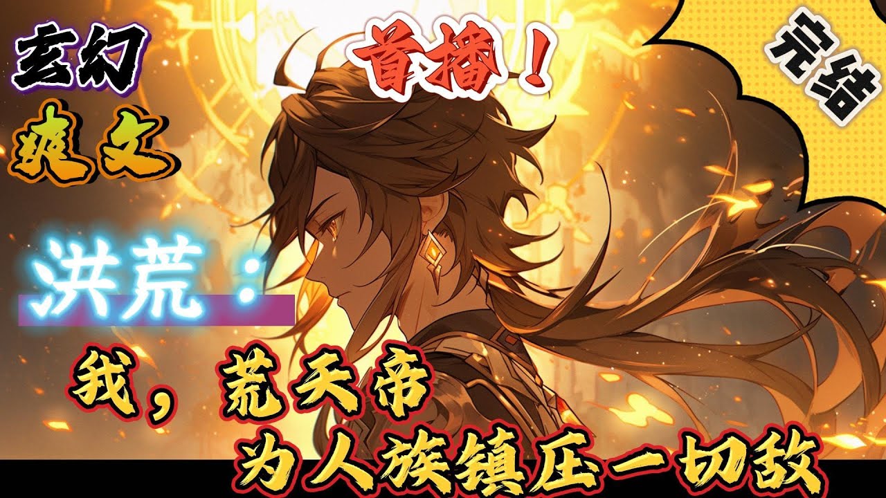 🔥完结！💥独家！《洪荒：我，荒天帝，为人族镇压一切敌》林荒穿越洪荒，成为了女娲圣人第一个创造的先天人族。碰到一个荒吹的管理员，因为重名的误会却认定成了荒天帝。#玄幻#穿越#有声漫画#爽文#无敌#洪荒