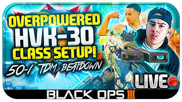 50-1 TDM BEATDOWN w/ "OVERPOWERED HVK-30 CLASS SETUP!" ★ (BO3: Best HVK 30 Overpowered Class Setup)
