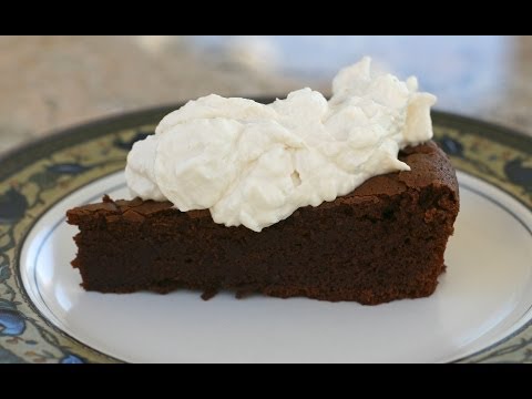 flourless-chocolate-cake.-rich,-decadent-dessert-topped-with-kahlua-whip-cream-by-rockin-robin