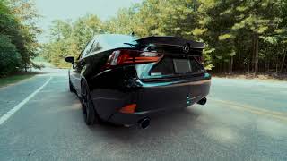 Lexus IS350 RWD F Sport XE30 Invidia Q300 Mid Pipe Exhaust Cat Back System Sounds