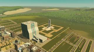 Cities skyline | lanzamiento de cohete screenshot 5