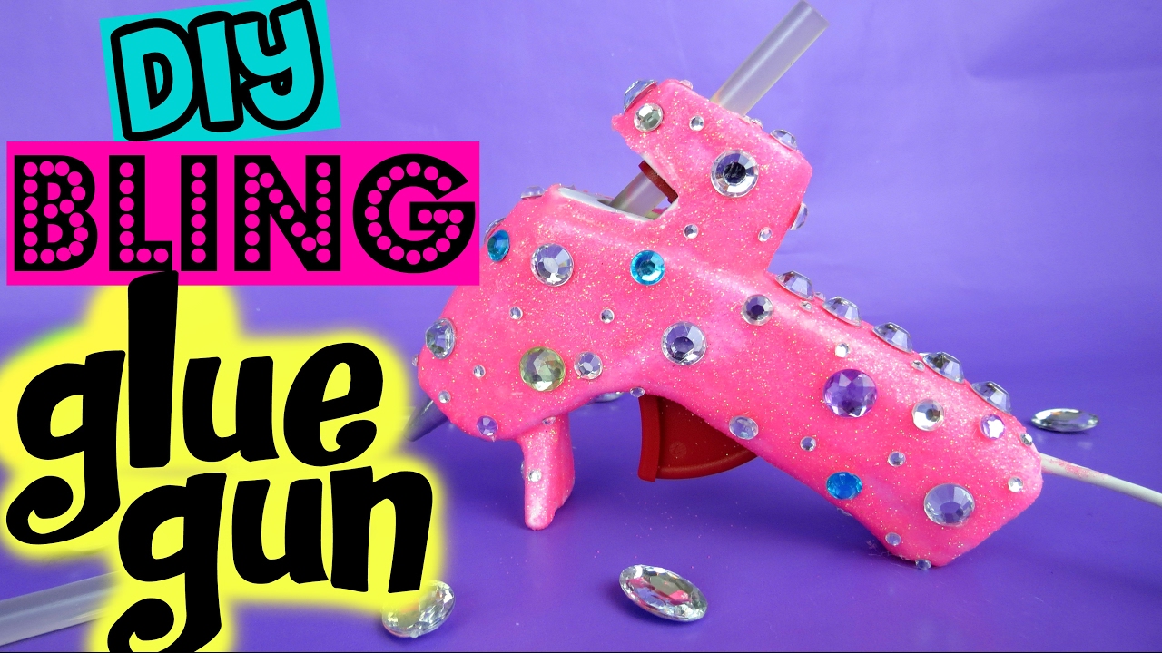 DIY GLITTER BLING HOT GLUE GUN YouTube