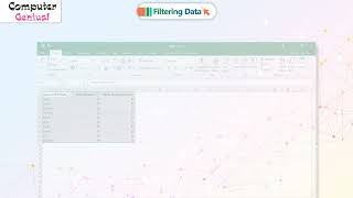 Filtering Data | 𝐂𝐡 03 |Computer Genius |𝐂𝐥𝐚𝐬𝐬 7
