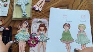 Project share #5- Shop my craft stash- Prima dolls featuring Julie Nutting Abby & Olive stamps